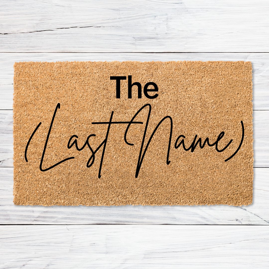 Last Name Doormat- F2