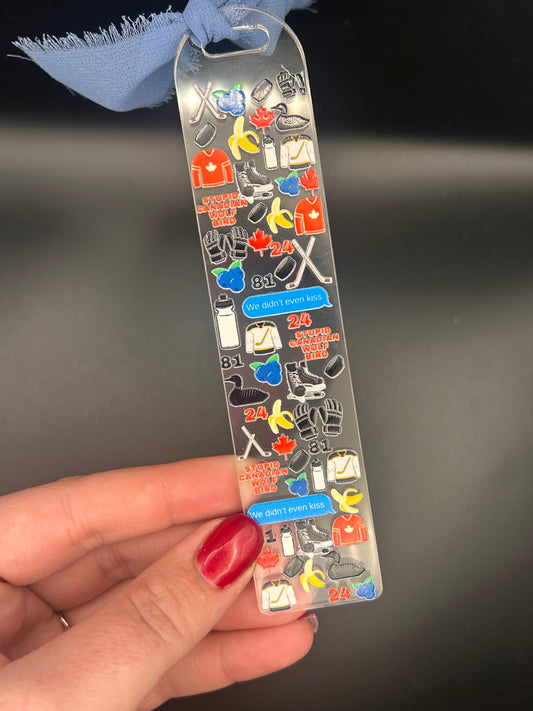 Heated Rivalry Inspired bookmark