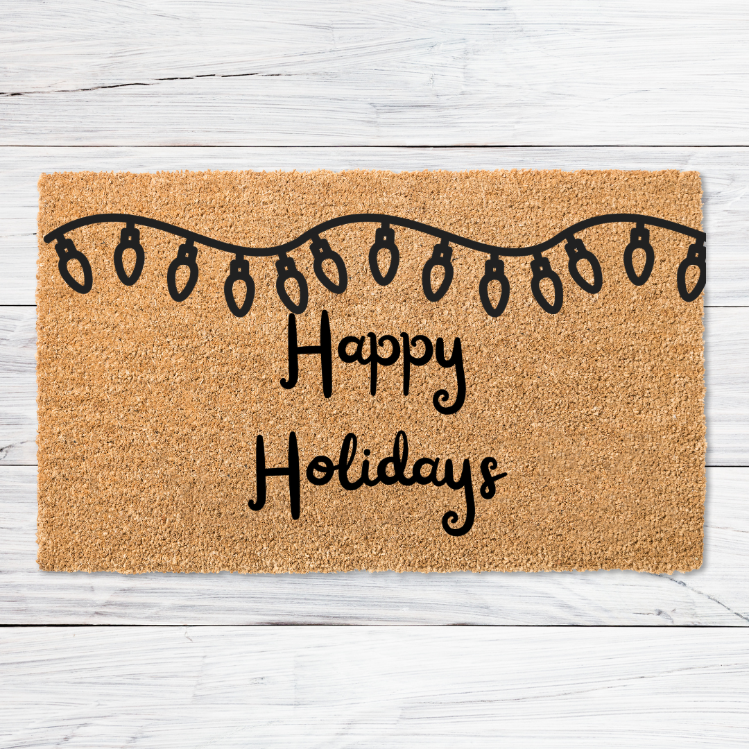 Happy Holidays Doormat