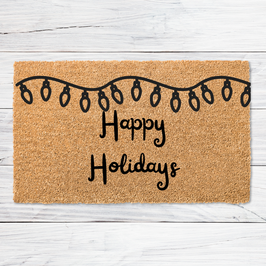 Happy Holidays Doormat