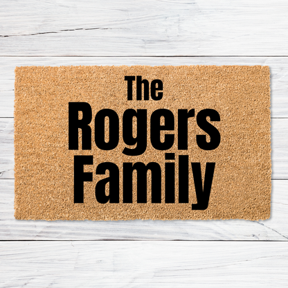 Last Name Doormat- F1