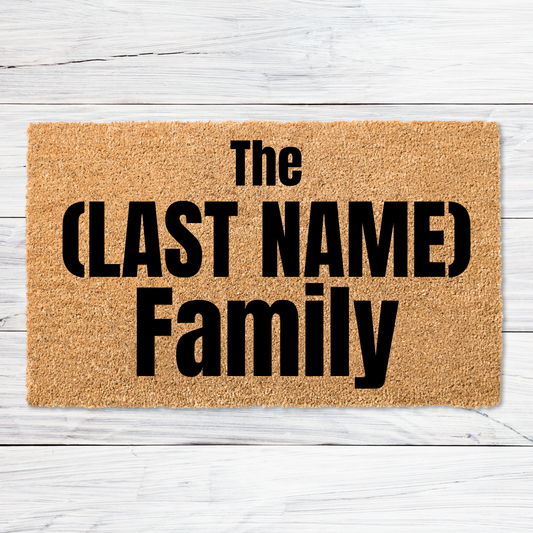 Last Name Doormat- F1