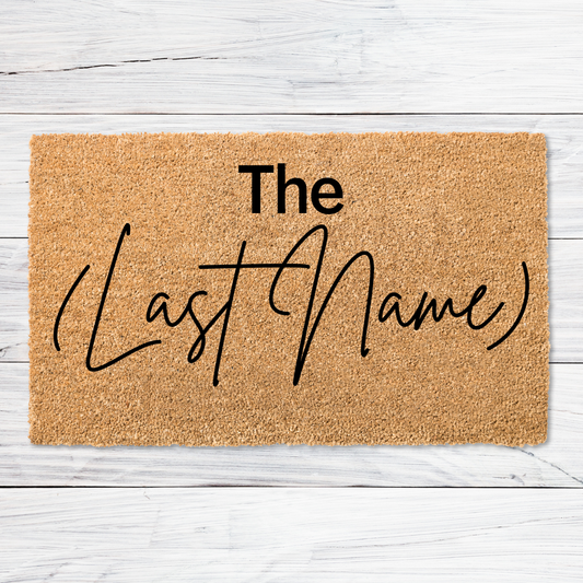 Last Name Doormat- F2