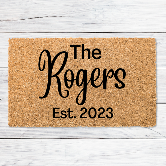 Last Name Doormat- F3