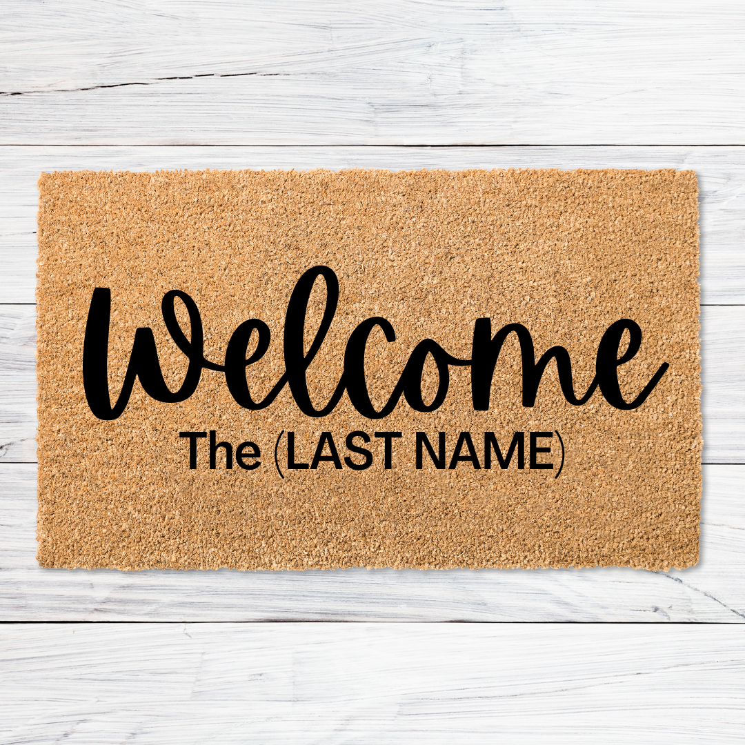 Last Name Doormat- F4
