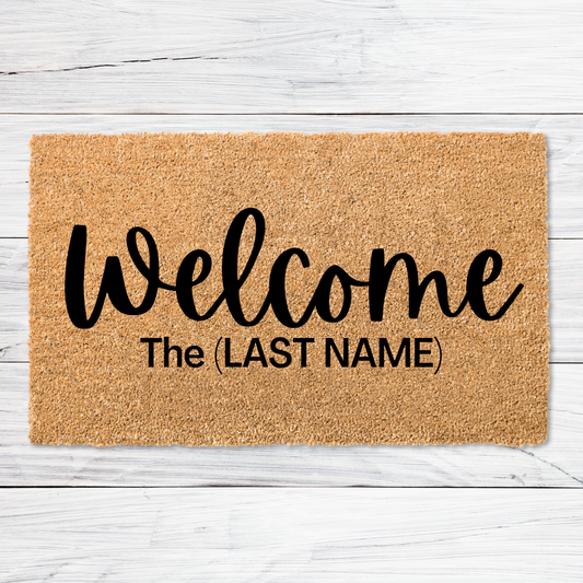 Last Name Doormat- F4