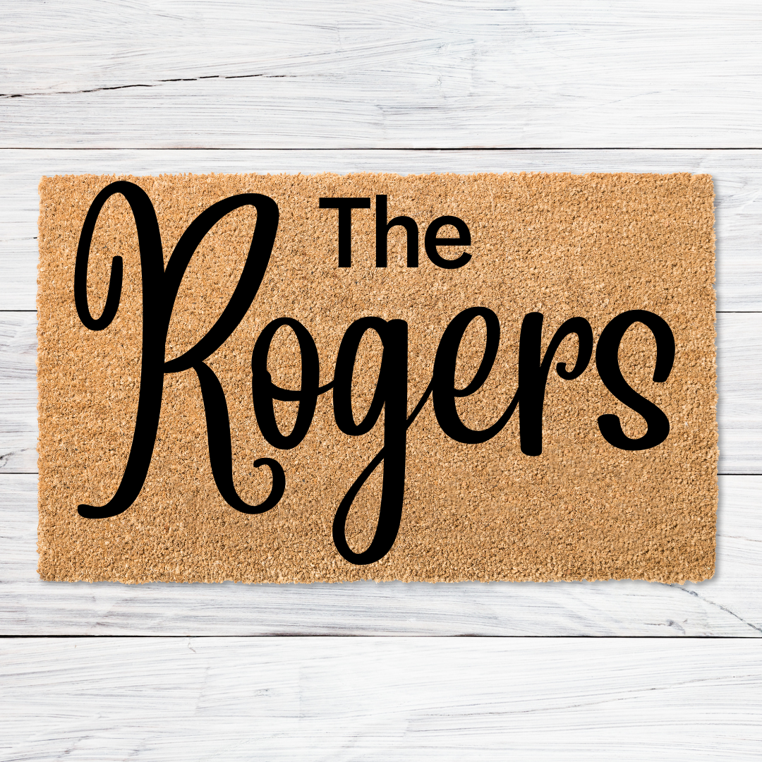 Last Name Doormat- F5