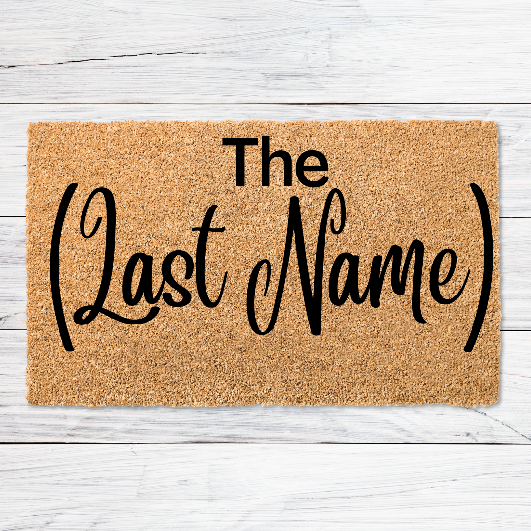 Last Name Doormat- F5