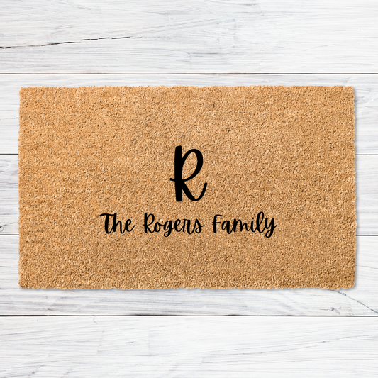 Last Name Doormat- F6