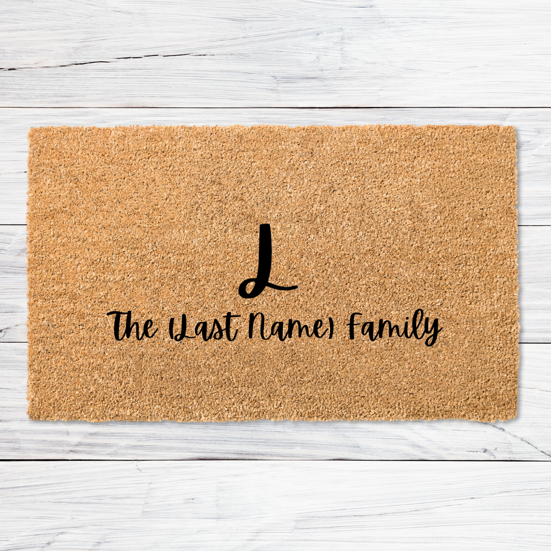Last Name Doormat- F6