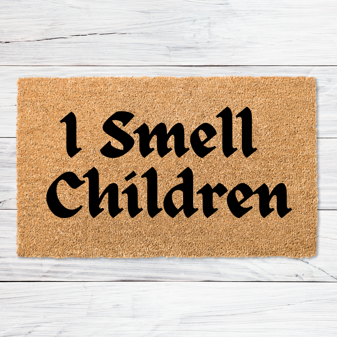 I smell children doormat