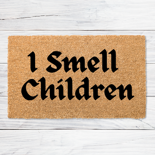 I smell children doormat