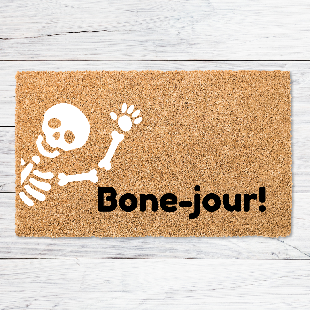 Bone-Jour! Doormat