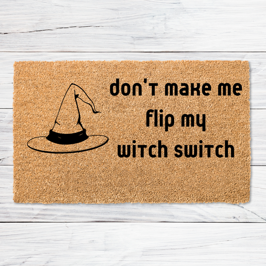 Witch Switch Doormat