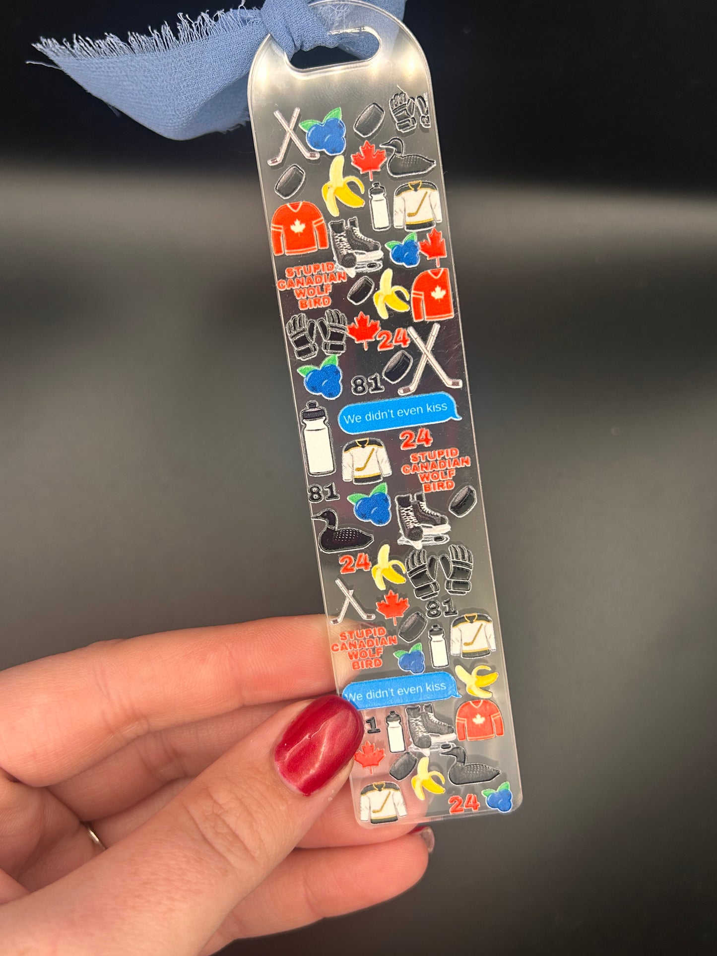 Heated Rivalry Inspired bookmark
