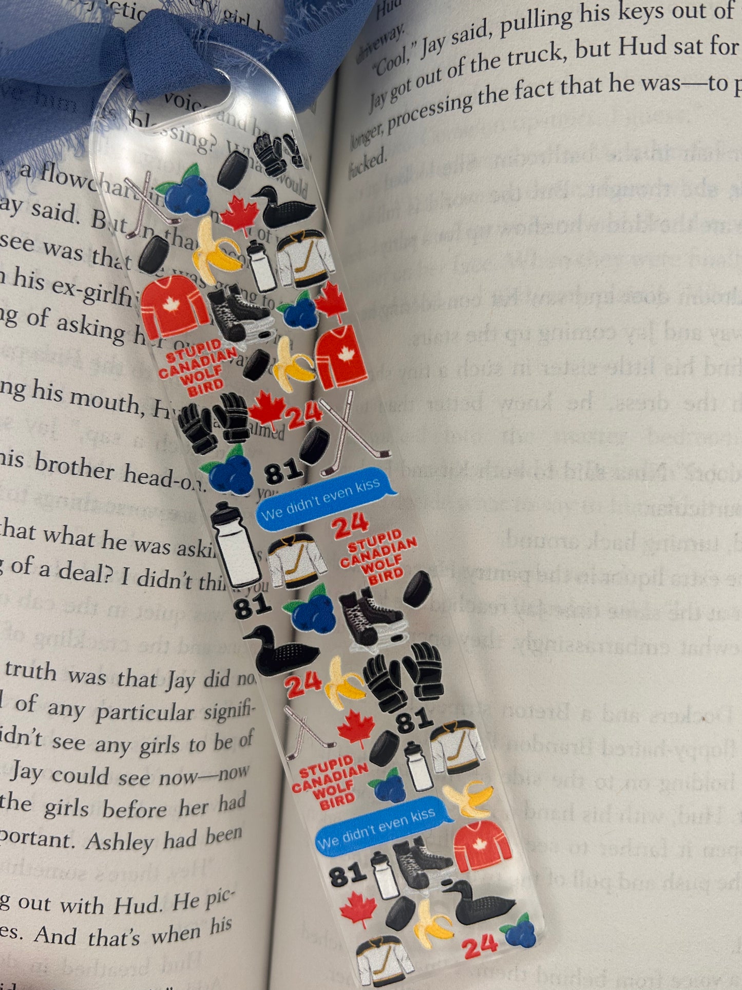 Heated Rivalry Inspired bookmark