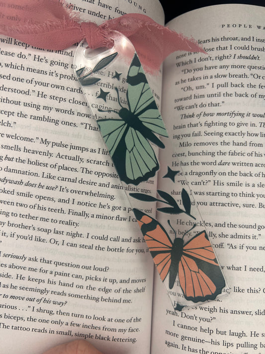 Moody Butterflies bookmark