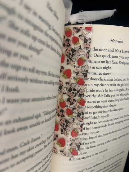 Strawberries & Cows bookmark