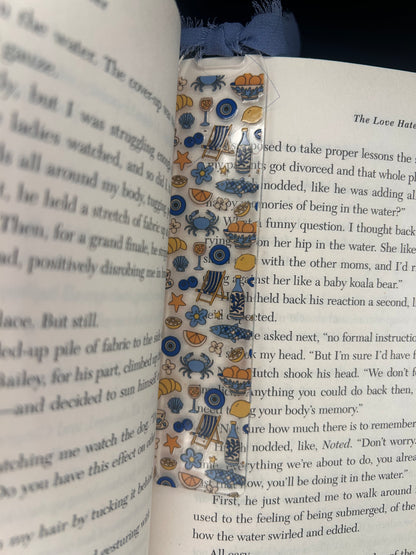 Mediterranean Inspired bookmark