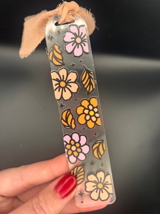 Fall Florals bookmark
