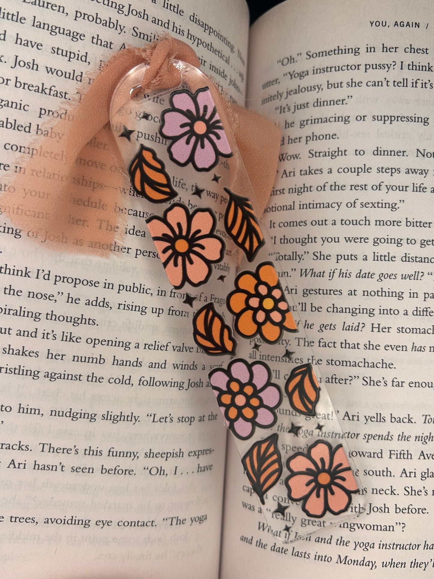 Fall Florals bookmark