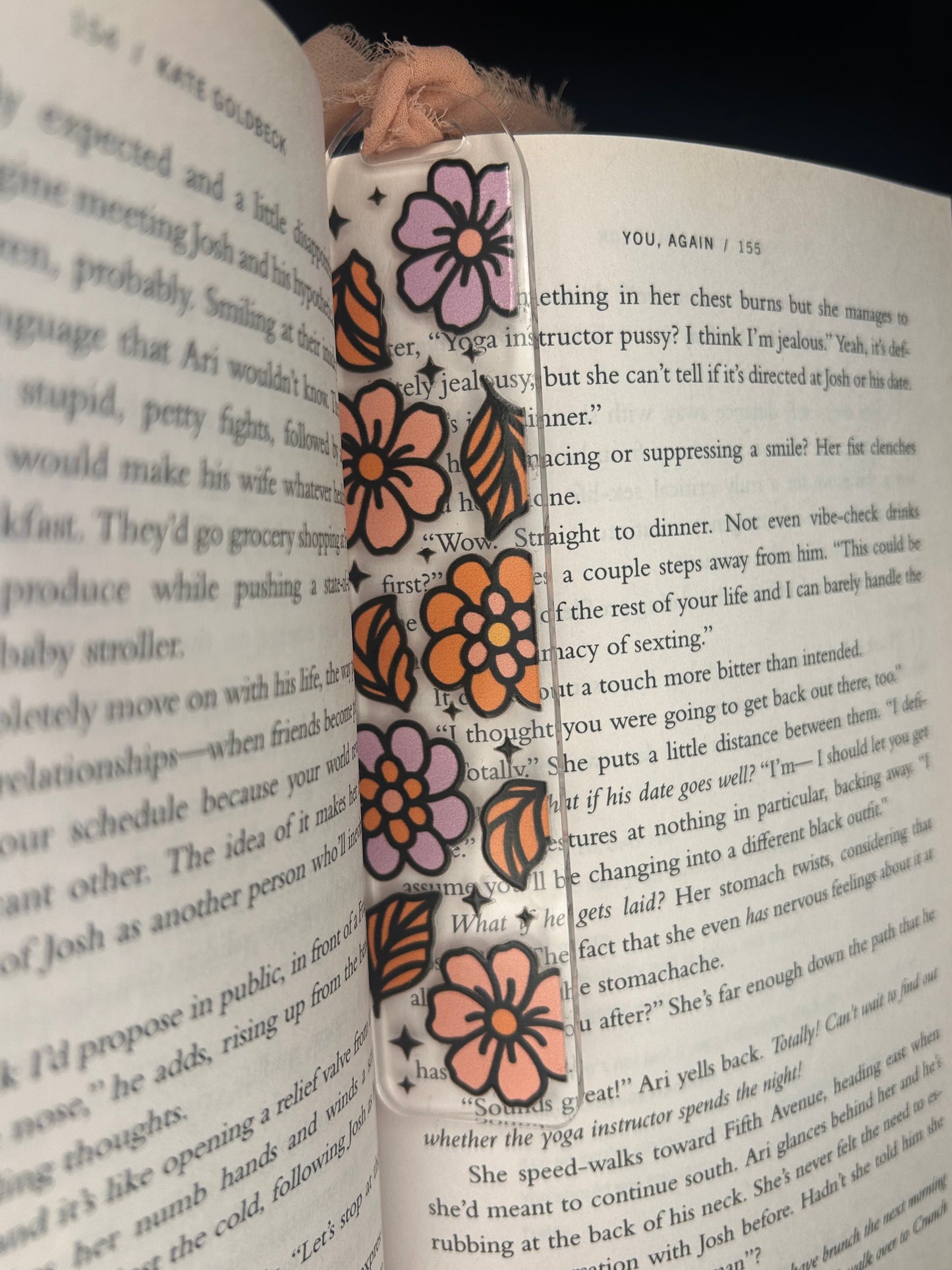 Fall Florals bookmark