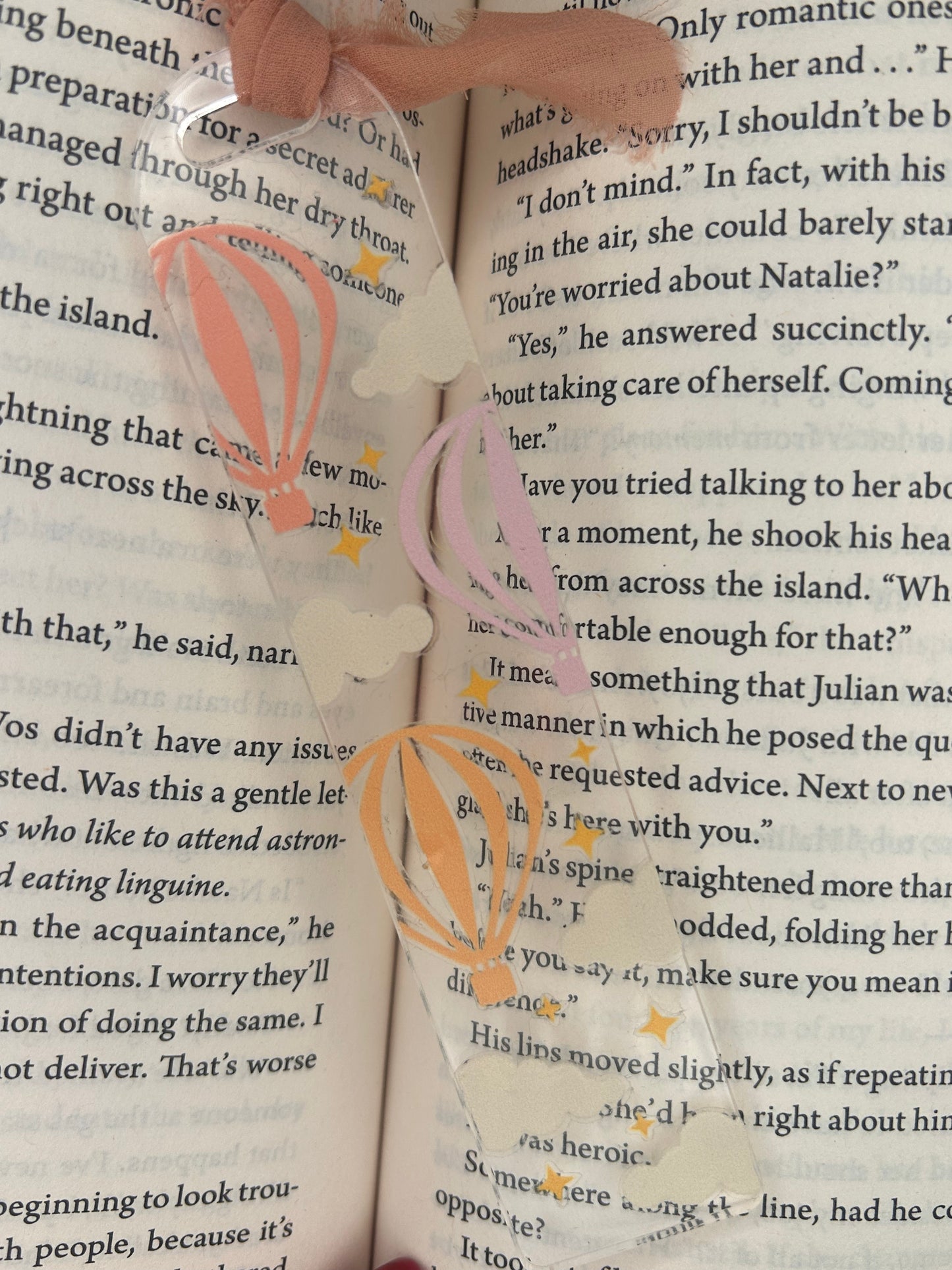 Hot Air Balloon bookmark