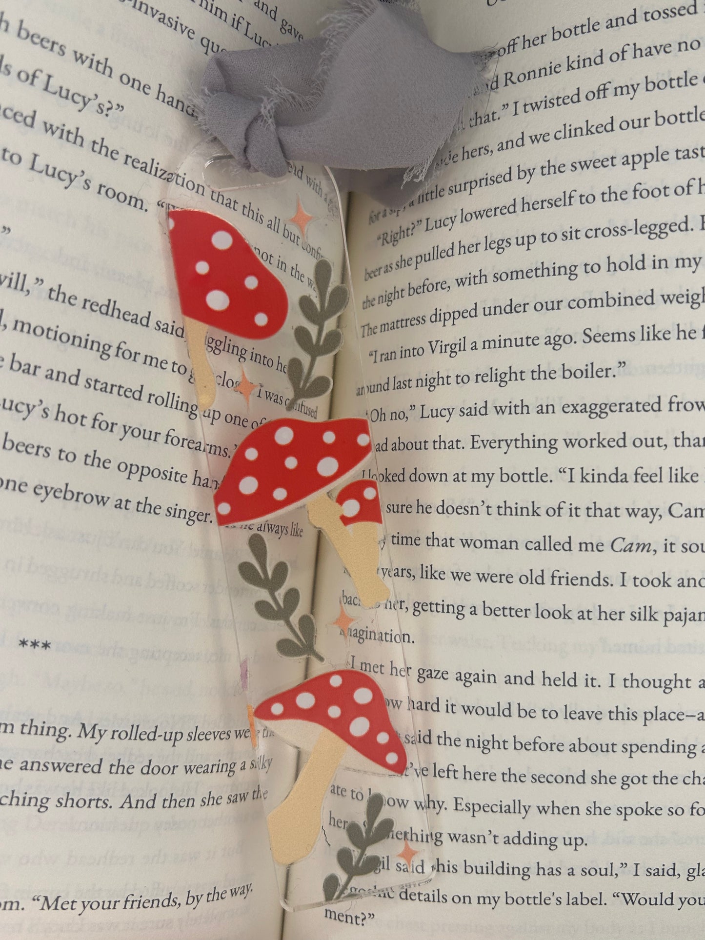 Red Mushroom bookmark