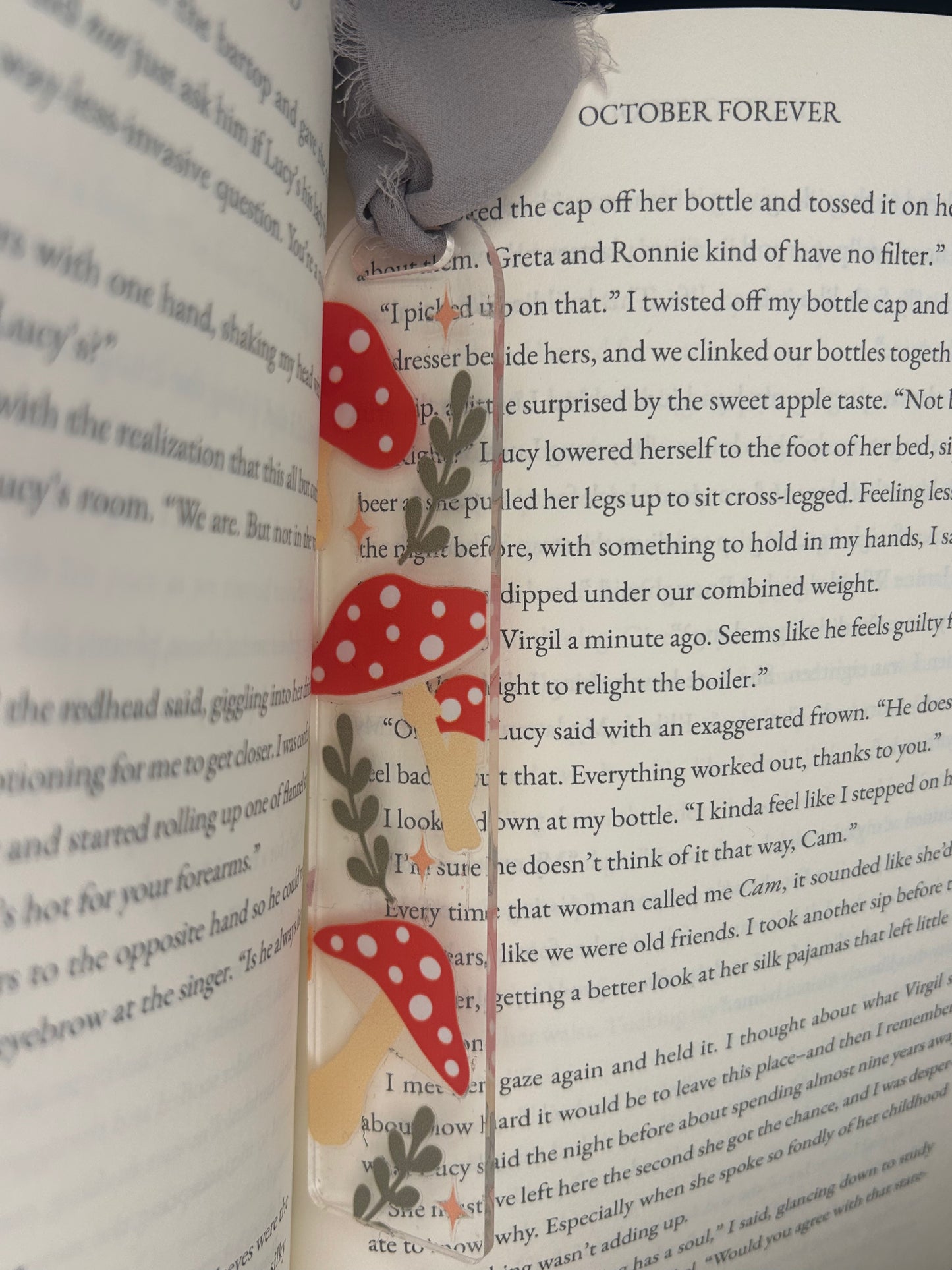 Red Mushroom bookmark