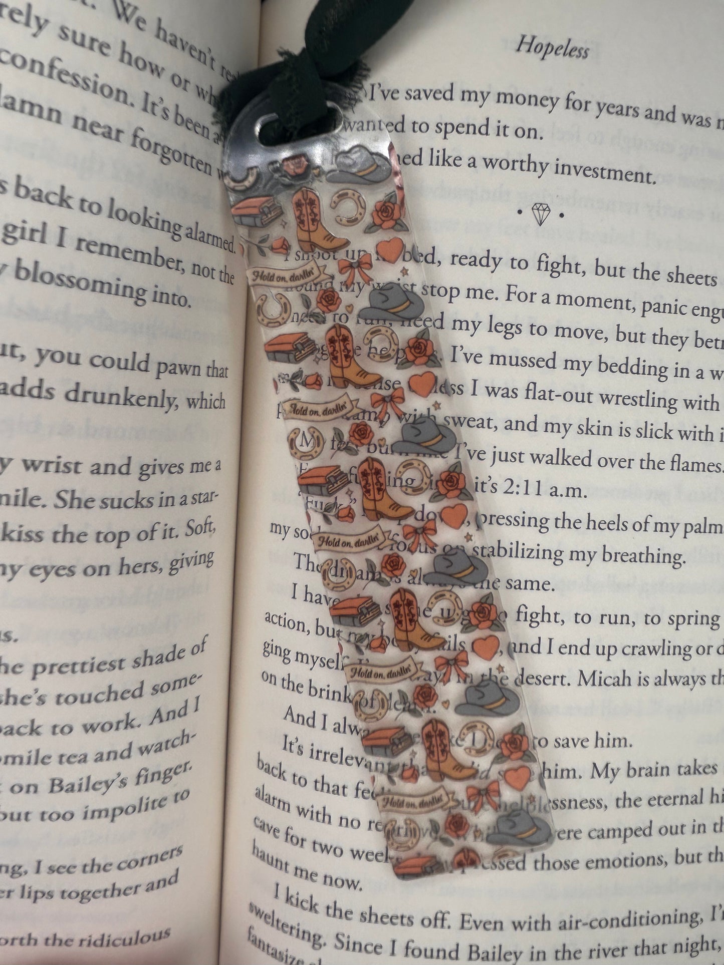 Cowboy Romance bookmark