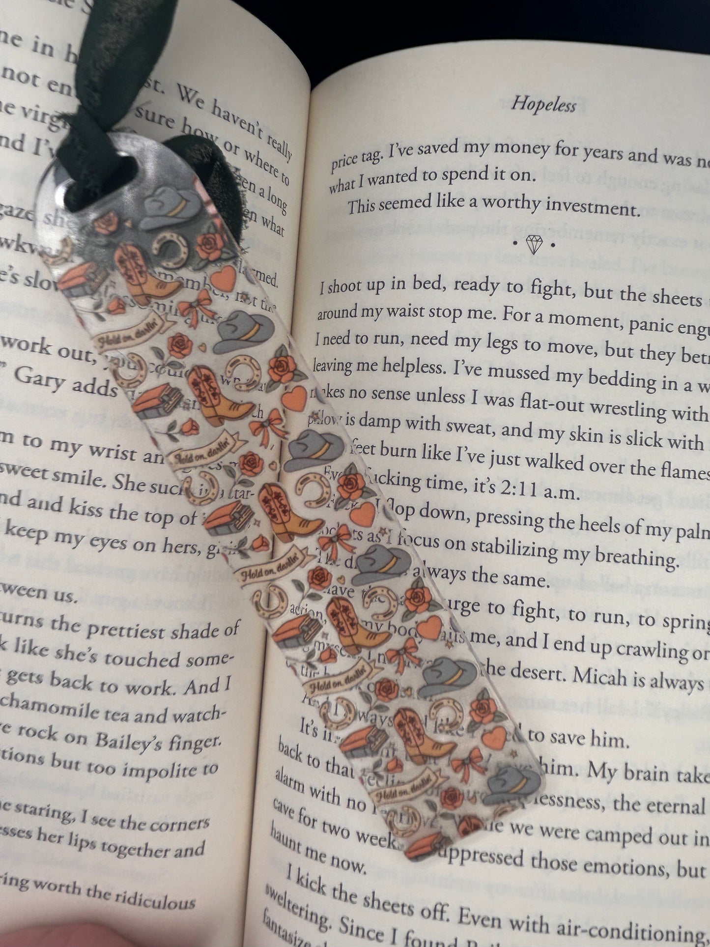 Cowboy Romance bookmark