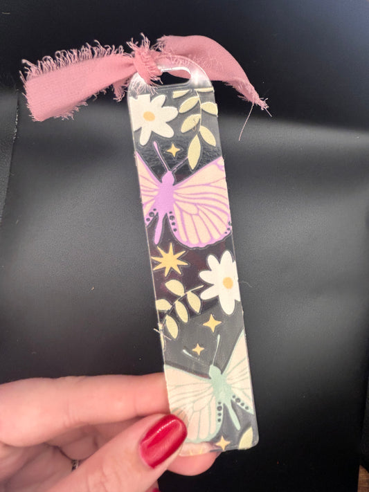 Pastel Butterflies bookmark