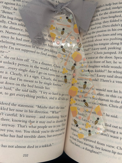 Pastel Bumblebees bookmark