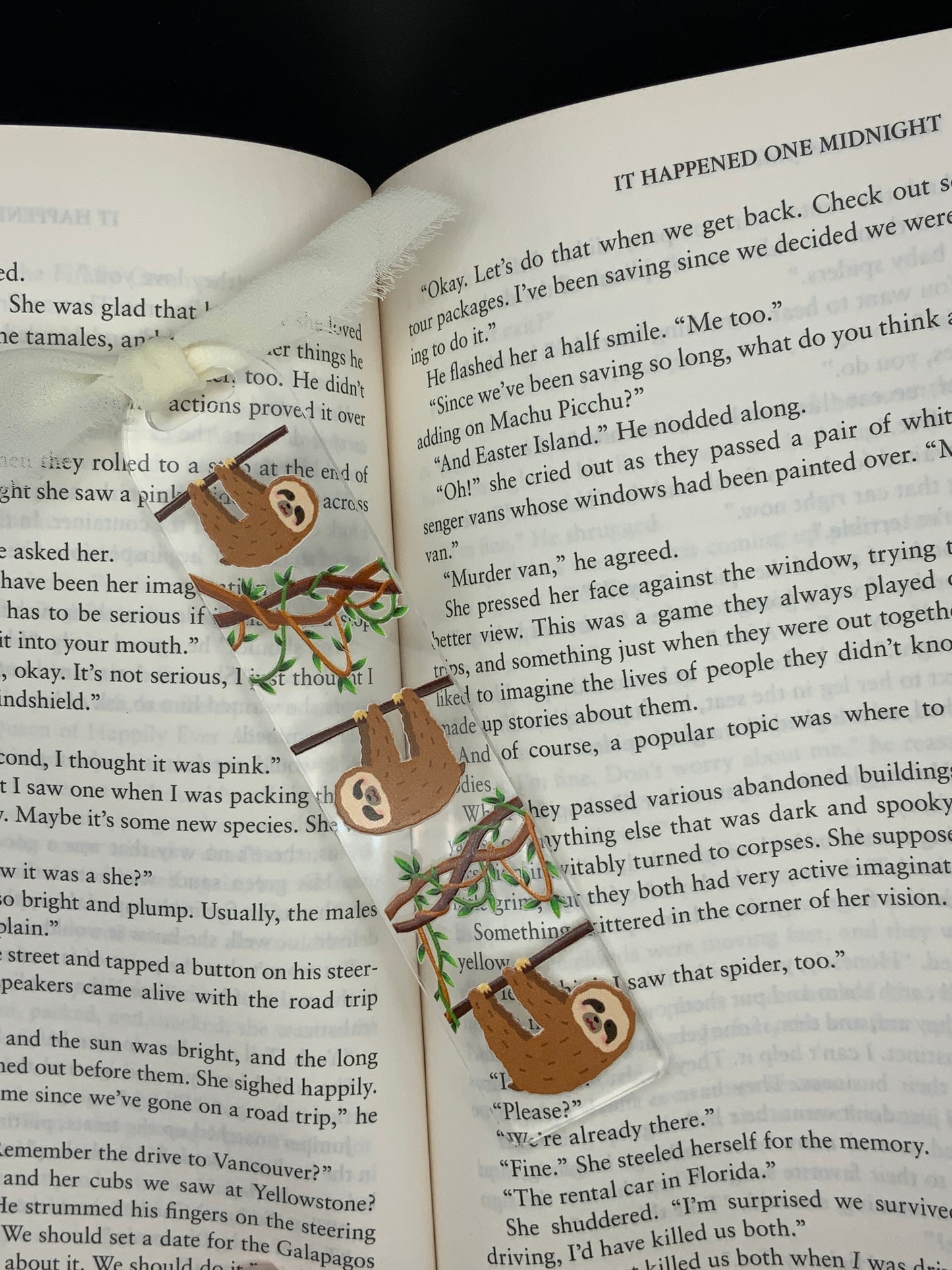 Sloth bookmark